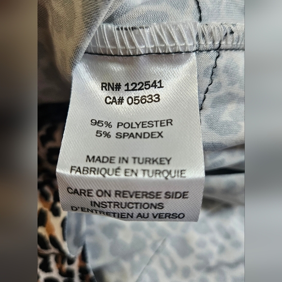 ISLE BY MELIS KAZAN Animal Print Ruffle Midi Dress. Size XS NWT - Picture 7 of 15